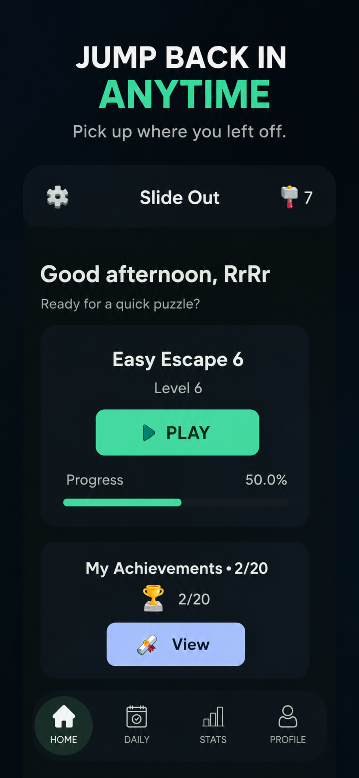 Slide Out Block Escape level preview